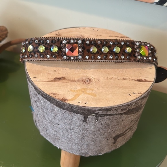 Leopard Print Rhinestone Belt main image 10